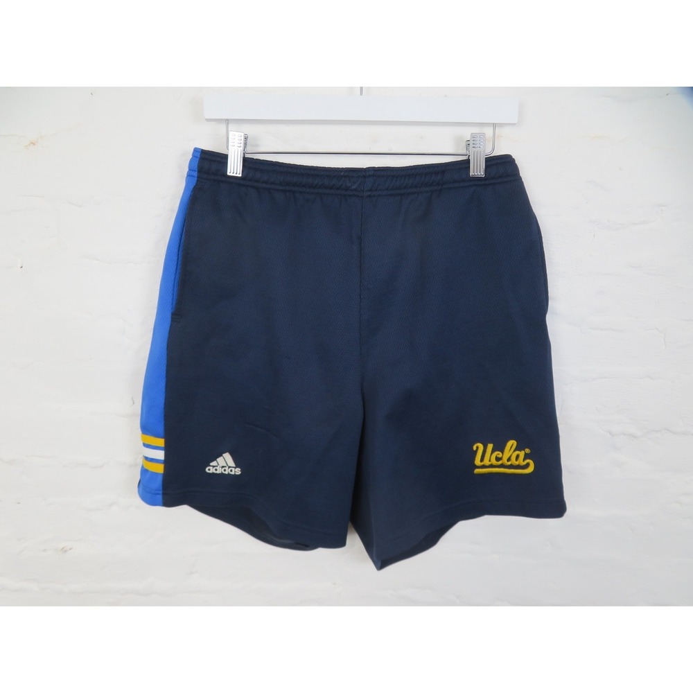 UCLA Bruins Shorts Mens Small Blue Adidas NCAA Basketball Mesh Performance 7"